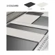 Plateau en aluminium AluLine 3040, doré