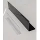 Séparateur en L en polyméthacrylate de méthyle (plexiglas) 6565 – 580x65x65mm, noir