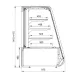Vitrine JUKA C-1 DC 90/NE