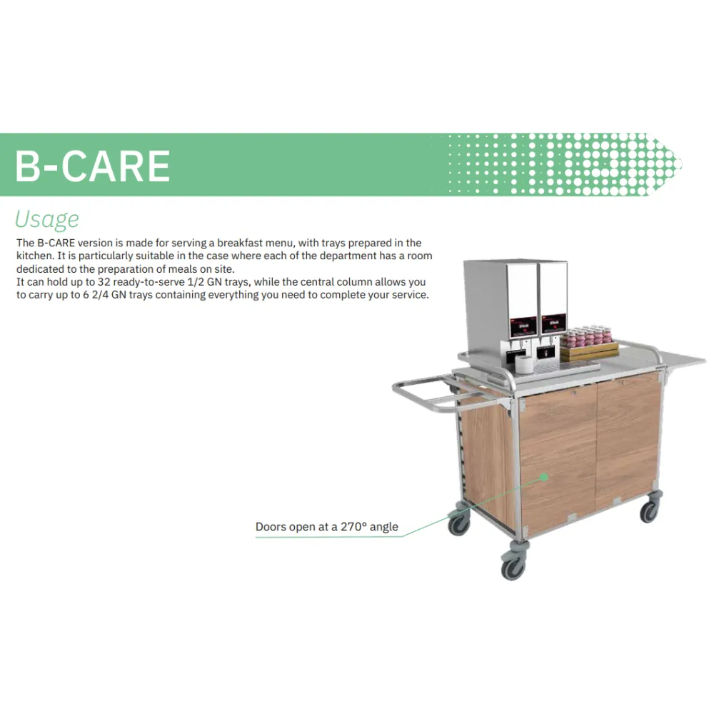 Chariot de service et de vente ROCAM 042INCARE/B