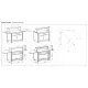 Module mobile pour cantine ROCAM 016MOBRK