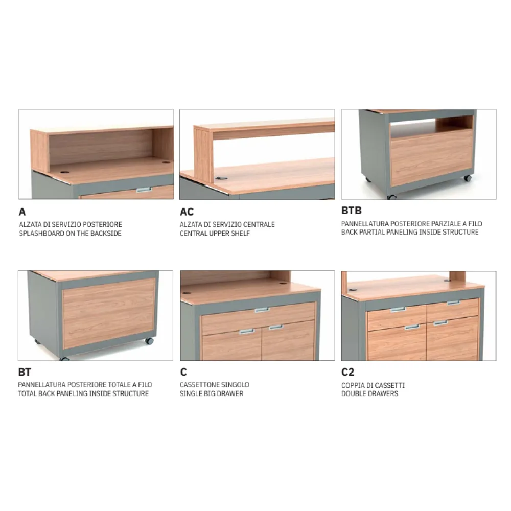 Module mobile pour cantine ROCAM 016MOBRK