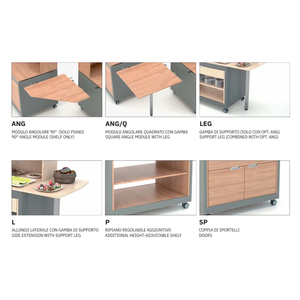 Module mobile pour cantine ROCAM 016MOBRK