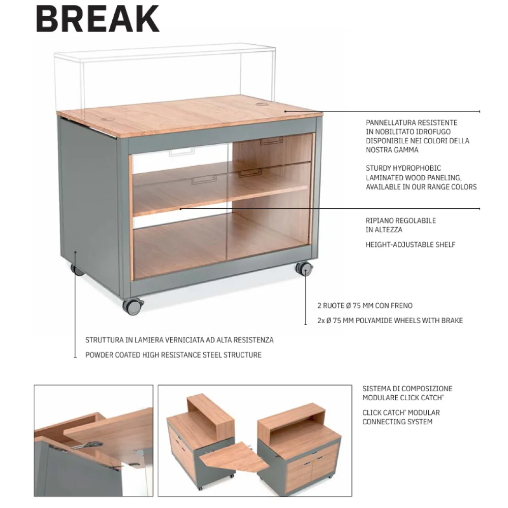 Module mobile pour cantine ROCAM 016MOBRK