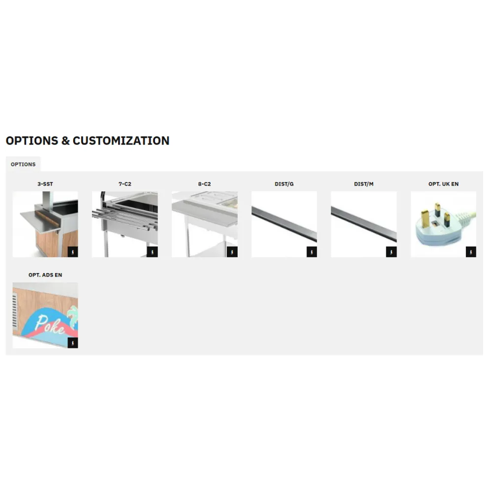Bain-marie réfrigéré ROCAM 02000COMP2R