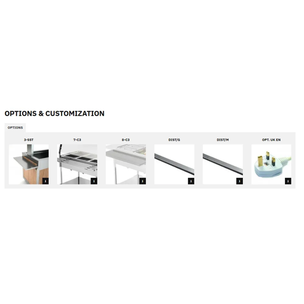 Bain-marie réfrigéré ROCAM 02000COMP3R