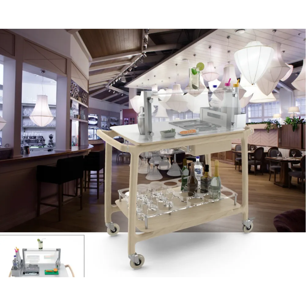 Chariot de service ROCAM 005LEARI/BAR