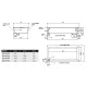 Bain-marie chaud à encastrer ROCAM 006INDROP3BM