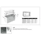 Bain-marie chaud à encastrer ROCAM 006INDROP3BM
