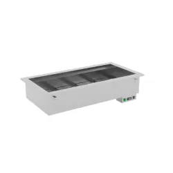 Bain-marie chaud à encastrer ROCAM 006INDROP2DRY