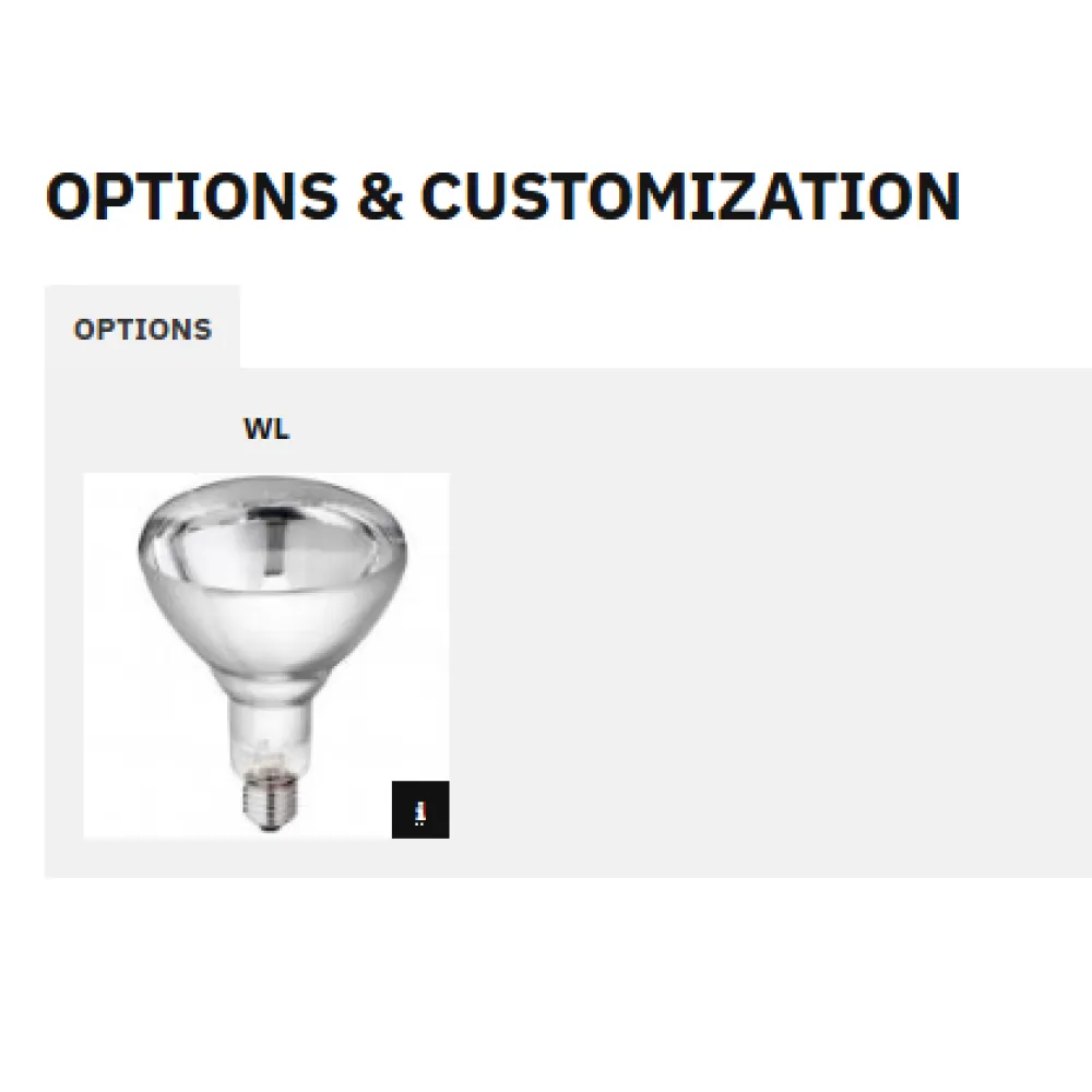 Lampe pour zone de service ROCAM 020INAHALO2/1
