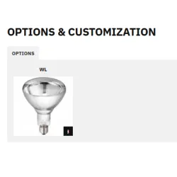 Lampe pour zone de service ROCAM 020INAHALO3/1