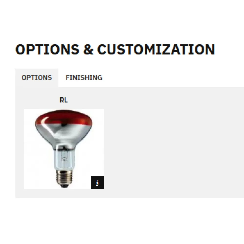 Lampe pour zone de service ROCAM 034CRHELAIR/RITP1