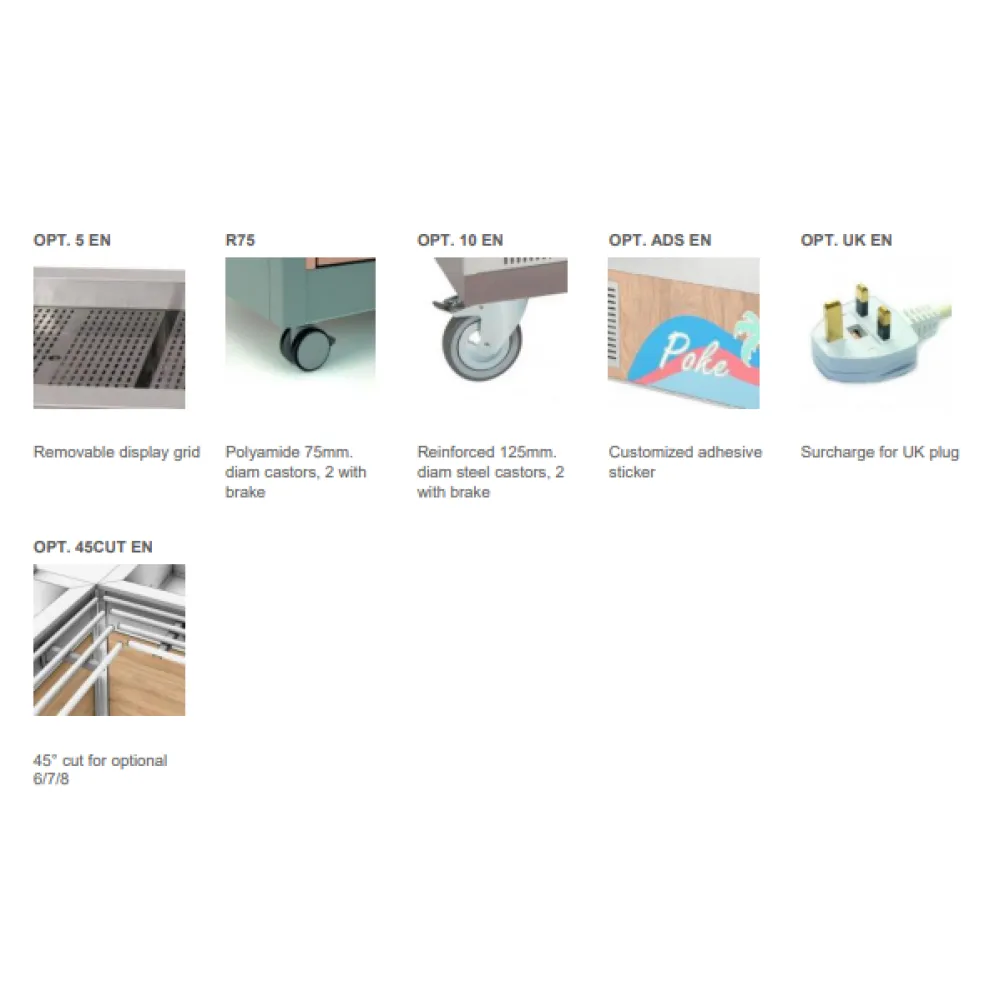 Vitrine libre-service ROCAM 02100K5N