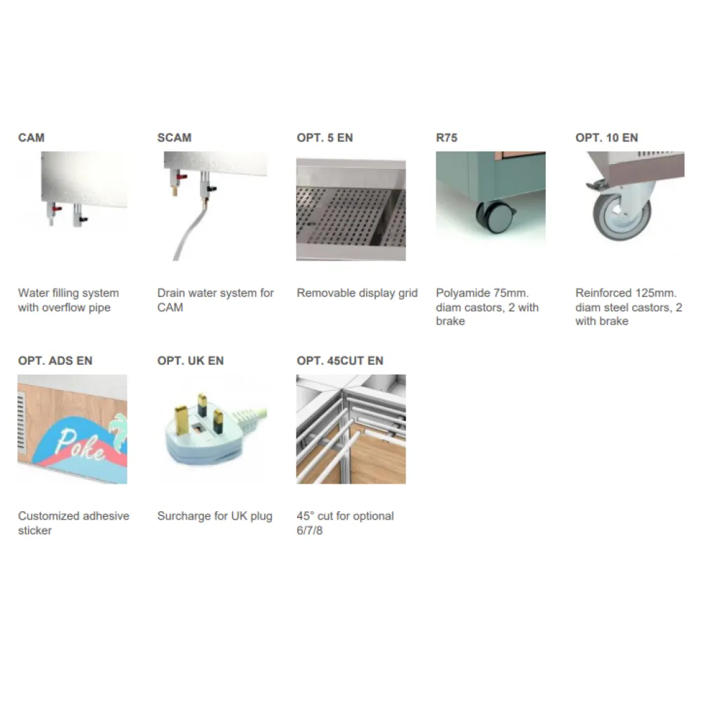 Vitrine libre-service ROCAM 02100K3BM
