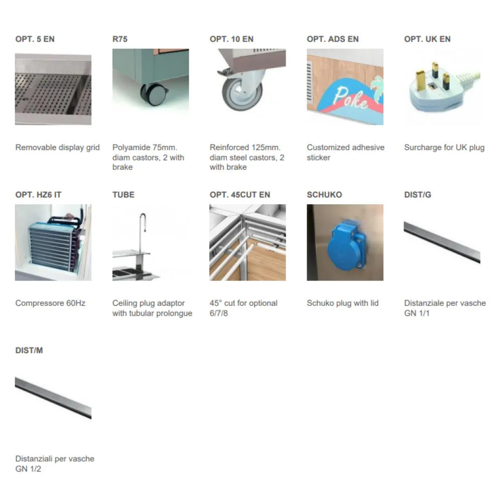 Vitrine libre-service ROCAM 02100K3RV