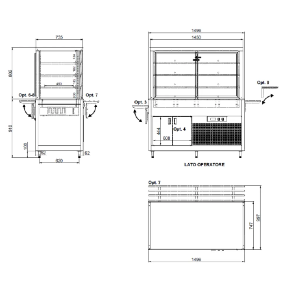 Vitrine ROCAM 01900OMNDSP