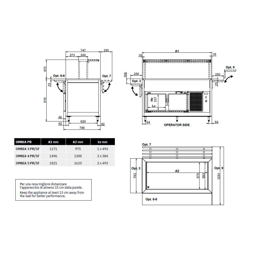 Module réfrigéré ROCAM 01900OM4PRSF