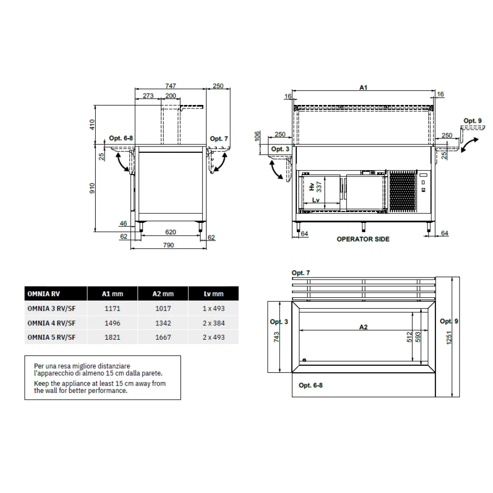 Module réfrigéré ROCAM 01900OM3RVSF