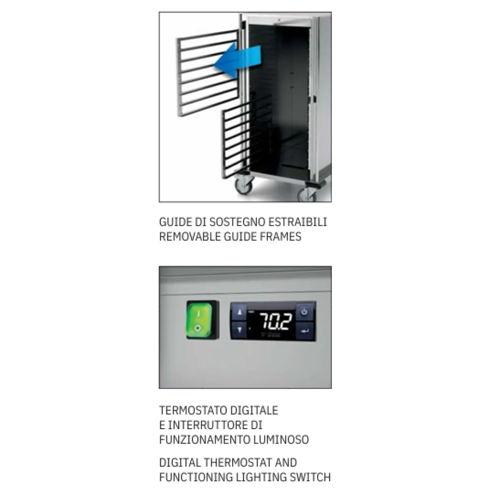 Armoire chauffante pour assiettes ROCAM 039TH1/1C10