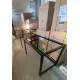 Structure de comptoir en métal, réalisée à la commande BHS-HoReCa XCH24-0030-02