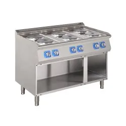 Plaque de cuisson électrique avec support ou armoire neutre BHS-G GC1100-120EV+S02
