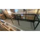 Structure de comptoir en métal, réalisée à la commande BHS-HoReCa XCH24-0030-02