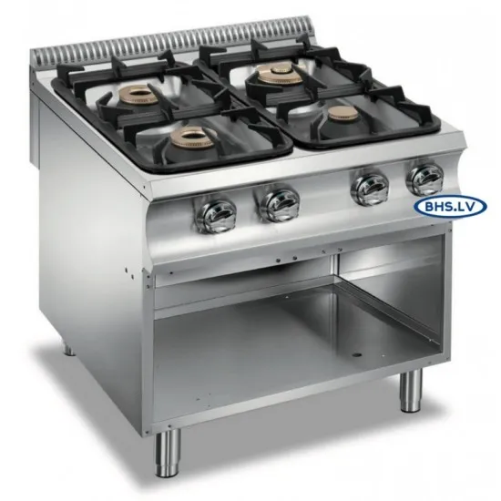 Cuisinière à gaz avec support ou armoire neutre