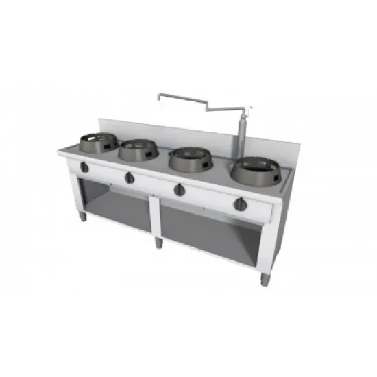 Stations de cuisson wok