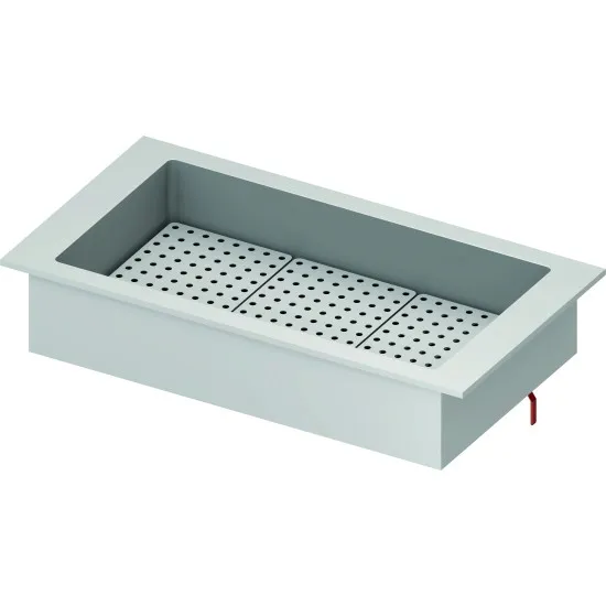Bain-marie neutre pour exposition sur glace