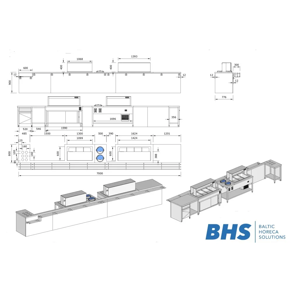 Ligne de distribution BHS-HoReCa BHS-XCH24-0115