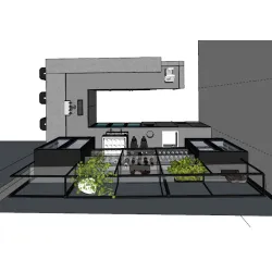 Projet de bar en L réalisé à la commande BHS-HoReCa BAR-LEJUPES