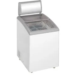 Congélateur coffre vitrine TEFCOLD IDC152C-W1