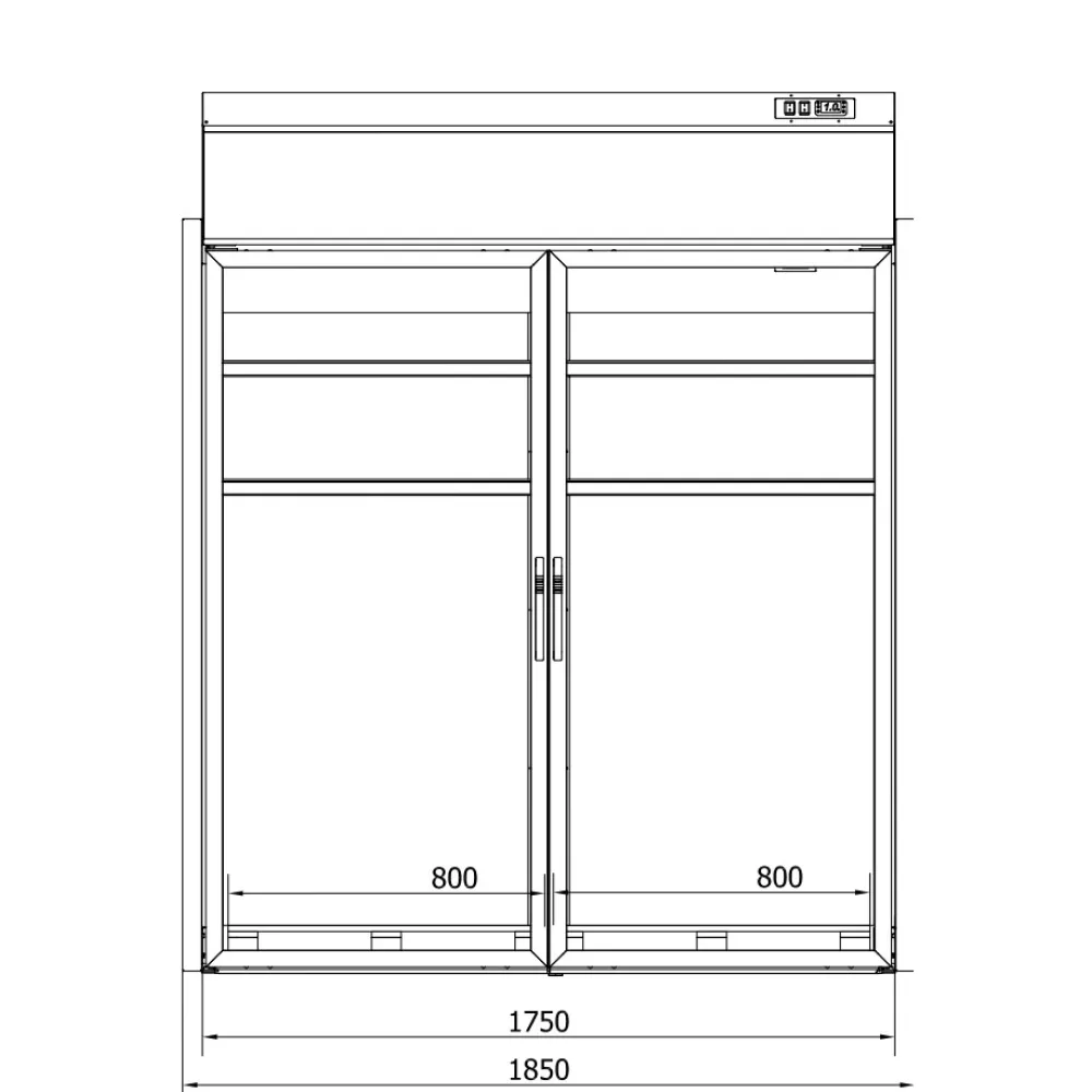 Réfrigérateur BHS-HoReCa R-1-VK-185/80