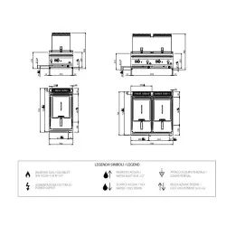 Friteuse gaz MBM MFRG77T