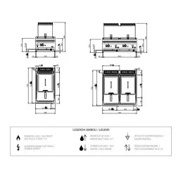 Friteuse gaz MBM MFRG74T