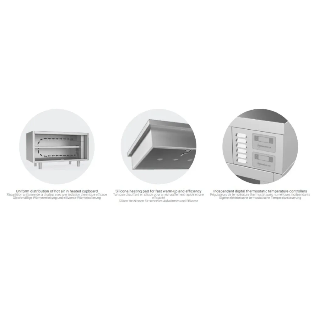 Bain-marie Novameta BHS-Z-WM2-NLU-90/65/90