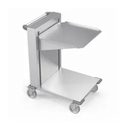 Chariot pour panier de lave-vaisselle avec étagère à assiettes Novameta BHS-VTBD1-52-63-90