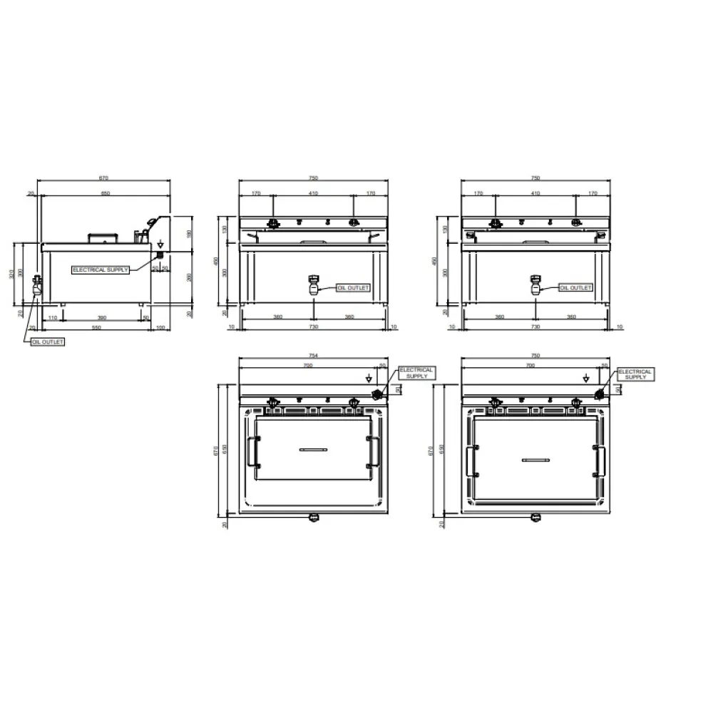 Friteuse électrique MBM EF60BP