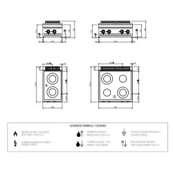Plaque de cuisson électrique MBM MVC74T