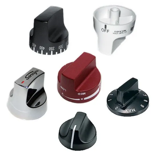 Boutons de commande pour équipements de cuisine et bar
