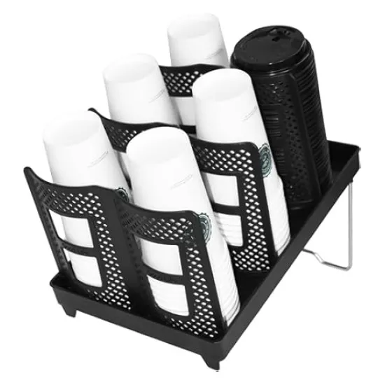 Supports organisateurs de couvercles de gobelets jetables