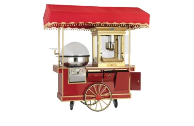 Barbe à papa pop-corn chocolat