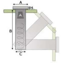 Distributeur de gobelets et verres jetables BHS.LV-F BHS410001