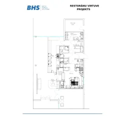 Plan de conception de cuisine de restaurant BHS-HoReCa