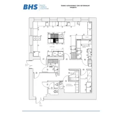 Plan de conception de cuisine traiteur BHS-HoReCa
