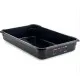 Conteneur GN en polycarbonate noir ARAVEN AR47826
