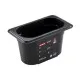 Conteneur GN en polycarbonate noir ARAVEN AR44011