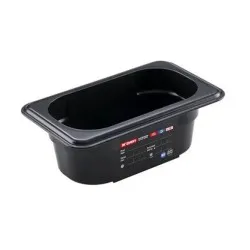 Conteneur GN en polycarbonate noir ARAVEN AR44010