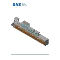 Plan de conception de restaurant en libre-service BHS-HoReCa